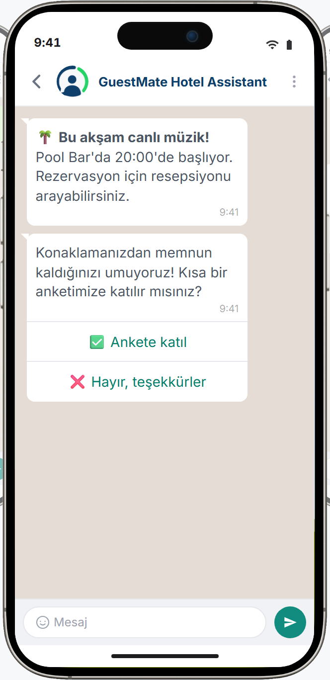 İletişim & Geri Bildirim ekran görüntüsü