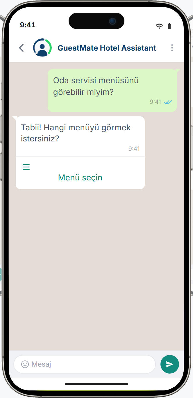 Menü & İçerik ekran görüntüsü